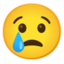 Crying Face Emoji Copy Paste ― 😢 - google-android