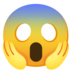 Face Screaming In Fear Emoji Copy Paste ― 😱 - google-android