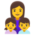 Family: Woman, Girl, Boy Emoji Copy Paste ― 👩‍👧‍👦 - google-android