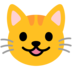 Grinning Cat Emoji Copy Paste ― 😺 - google-android