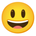 Grinning Face With Big Eyes Emoji Copy Paste ― 😃 - google-android