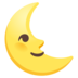 Last Quarter Moon Face Emoji Copy Paste ― 🌜 - google-android