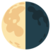 Last Quarter Moon Emoji Copy Paste ― 🌗 - google-android