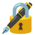 Locked With Pen Emoji Copy Paste ― 🔏 - google-android