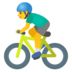Man Biking Emoji Copy Paste ― 🚴‍♂ - google-android