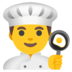 Man Cook Emoji Copy Paste ― 👨‍🍳 - google-android