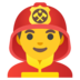 Man Firefighter Emoji Copy Paste ― 👨‍🚒 - google-android