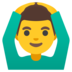 Man Gesturing OK Emoji Copy Paste ― 🙆‍♂ - google-android