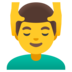 Man Getting Massage Emoji Copy Paste ― 💆‍♂ - google-android