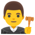 Man Judge Emoji Copy Paste ― 👨‍⚖ - google-android