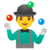Man Juggling Emoji Copy Paste ― 🤹‍♂ - google-android