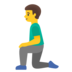 Man Kneeling Emoji Copy Paste ― 🧎‍♂ - google-android