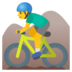 Man Mountain Biking Emoji Copy Paste ― 🚵‍♂ - google-android