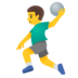 Man Playing Handball Emoji Copy Paste ― 🤾‍♂ - google-android