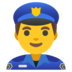 Man Police Officer Emoji Copy Paste ― 👮‍♂ - google-android