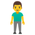 Man Standing Emoji Copy Paste ― 🧍‍♂ - google-android