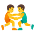 Men Wrestling Emoji Copy Paste ― 🤼‍♂ - google-android