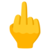 Middle Finger Emoji Copy Paste ― 🖕 - google-android