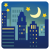 Night With Stars Emoji Copy Paste ― 🌃 - google-android