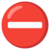 No Entry Emoji Copy Paste ― ⛔ - google-android