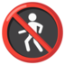 No Pedestrians Emoji Copy Paste ― 🚷 - google-android