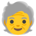 Older Person Emoji Copy Paste ― 🧓 - google-android