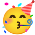 Partying Face Emoji Copy Paste ― 🥳 - google-android