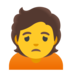 Person Frowning Emoji Copy Paste ― 🙍 - google-android