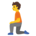 Person Kneeling Emoji Copy Paste ― 🧎 - google-android