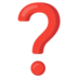 Red Question Mark Emoji Copy Paste ― ❓ - google-android