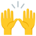 Raising Hands Emoji Copy Paste ― 🙌 - google-android