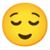 Relieved Face Emoji Copy Paste ― 😌 - google-android