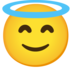 Smiling Face With Halo Emoji Copy Paste ― 😇 - google-android