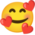 Smiling Face With Hearts Emoji Copy Paste ― 🥰 - google-android