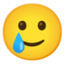 Smiling Face With Tear Emoji Copy Paste ― 🥲 - google-android