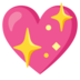 Sparkling Heart Emoji Copy Paste ― 💖 - google-android