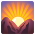 Sunrise Over Mountains Emoji Copy Paste ― 🌄 - google-android