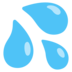 Sweat Droplets Emoji Copy Paste ― 💦 - google-android