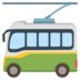 Trolleybus Emoji Copy Paste ― 🚎 - google-android