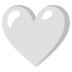 White Heart Emoji Copy Paste ― 🤍 - google-android