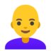 Woman: Bald Emoji Copy Paste ― 👩‍🦲 - google-android