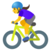 Woman Biking Emoji Copy Paste ― 🚴‍♀ - google-android