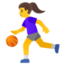 Woman Bouncing Ball Emoji Copy Paste ― ⛹️‍♀ - google-android