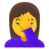 Woman Facepalming Emoji Copy Paste ― 🤦‍♀ - google-android