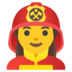 Woman Firefighter Emoji Copy Paste ― 👩‍🚒 - google-android