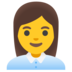 Woman Office Worker Emoji Copy Paste ― 👩‍💼 - google-android
