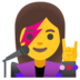 Woman Singer Emoji Copy Paste ― 👩‍🎤 - google-android