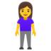 Woman Standing Emoji Copy Paste ― 🧍‍♀ - google-android