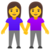 Women Holding Hands Emoji Copy Paste ― 👭 - google-android