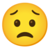 Worried Face Emoji Copy Paste ― 😟 - google-android